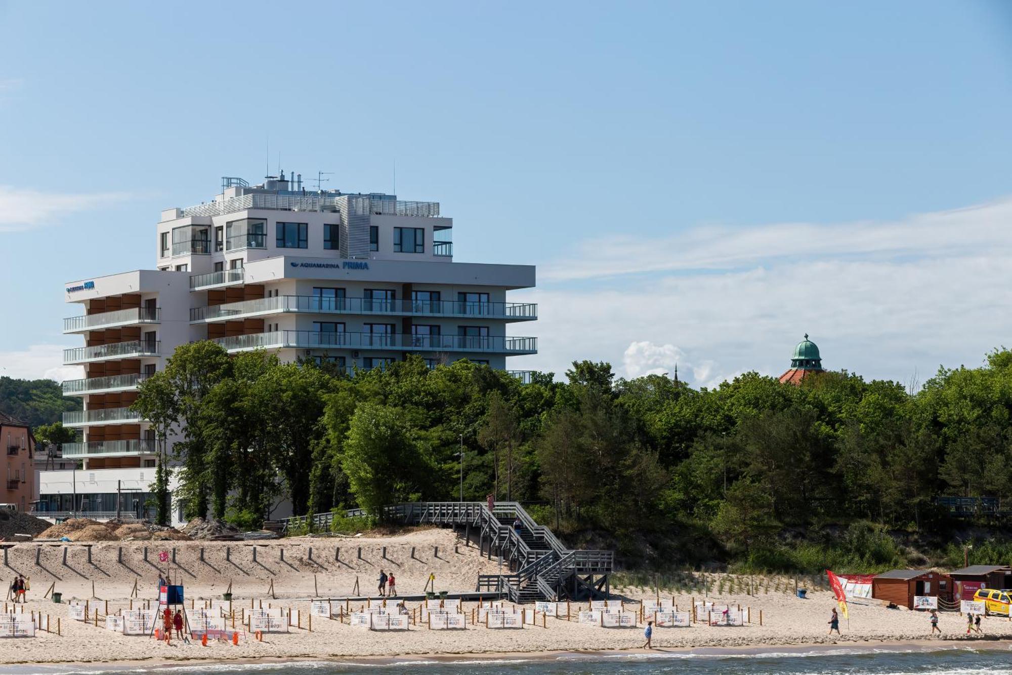Aquamarina Prima Deluxe Studios With Sea View By Noclegi Renters Miedzyzdroje Esterno foto